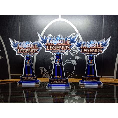 Jual Tropy Juara Mobile Legend Plakat Mobile Legend Hadiah Mobile