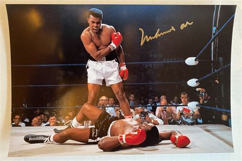 Muhammad Ali Signed Autographed 8×12 Photo Clay