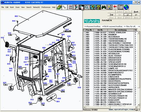 Kubota Spare Parts Catalog Heavy Technics Repair