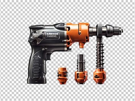 Premium PSD Psd Of A Drill Machine On Transparent Background