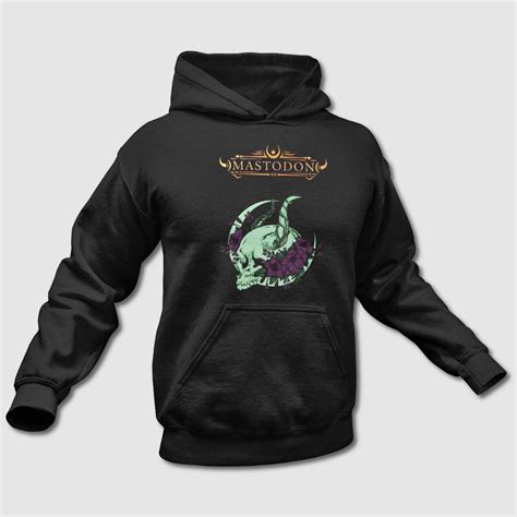 Mastodon Hoodie, Mastodon Artwork Hooded Sweatshirt – Metal Merch T ...