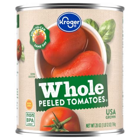 Kroger Whole Peeled Tomatoes 28 Oz Pick N Save