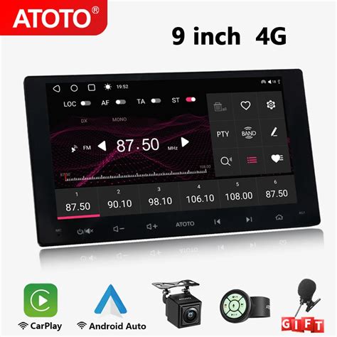 ATOTO Radio Con GPS Para Coche Reproductor Multimedia Con Android S8 MS