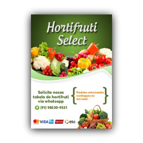 Panfleto Hortifruti Select Behance