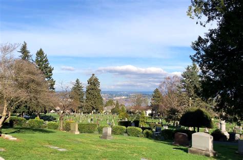 Lakeview Cemetery Seattle Map - Coastal Map World