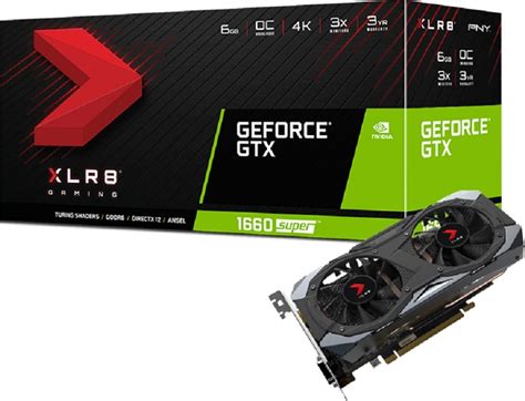 PNY GeForce GTX 1660 Super XLR8 Gaming Overclocked Edition Graphics ...