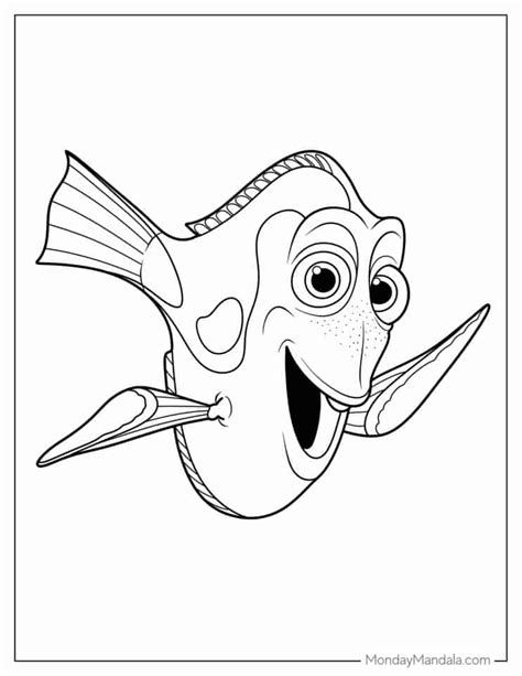 28 Finding Nemo Coloring Pages Free PDF Printables