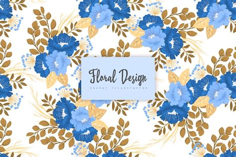 Premium Vector Seamless Floral Pattern In Vector