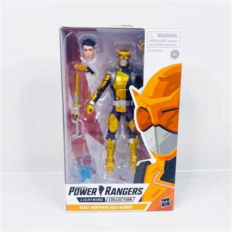 POWER RANGERS LIGHTNING Collection Action Figure Beast Morphers Gold