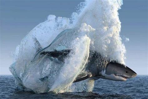 Deep Blue Maior tubarão branco do mundo capturado em vídeo