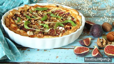 Tarte Aux Figues Oignons Rouges Ch Vre Noix Recettes Faim