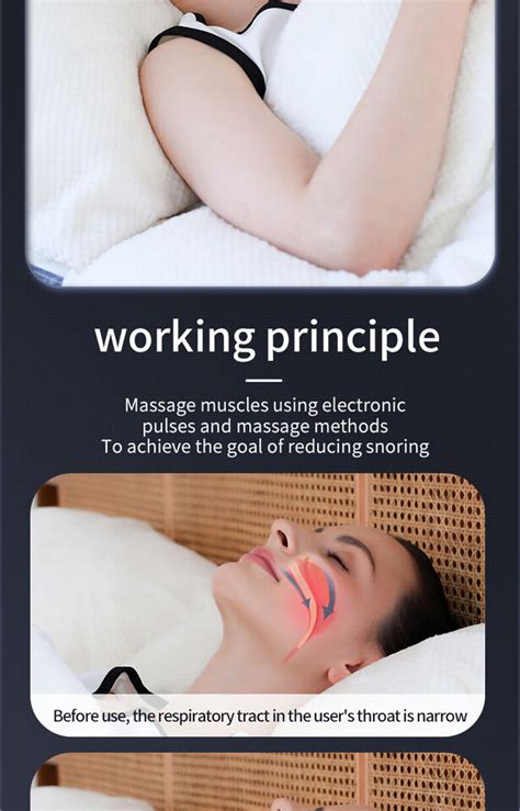 Smart Anti Snoring Device Electric Muscle Stimulator Corrector