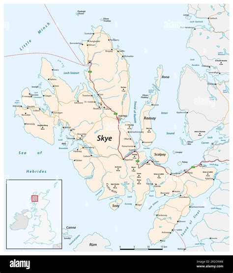 Scottish Road Map Hi Res Stock Photography And Images Alamy