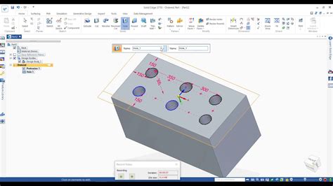16 Solid Edge Holes Tutorials For Beginners YouTube
