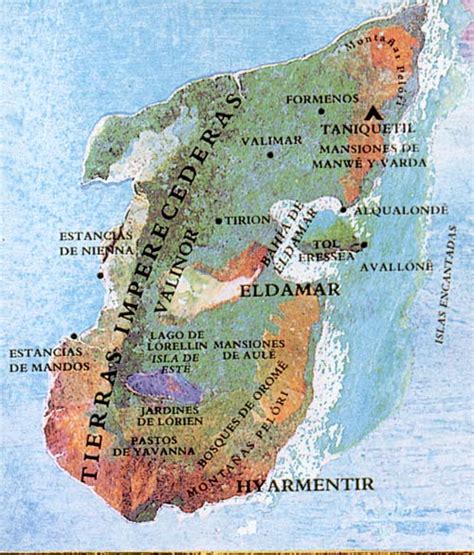 List 102+ Wallpaper Map Of Middle Earth And Valinor Excellent