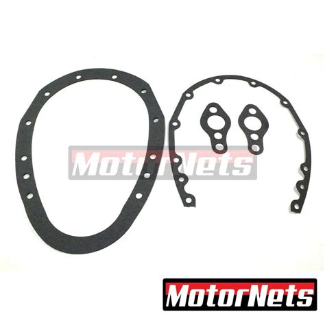 Sbc Timing Chain Cover Gasket 2 Piece Fits Small Block Chevy 283 305 350 400 Ebay