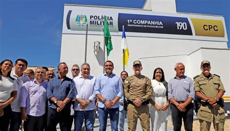 Wanderlei inaugura Companhia da Polícia Militar em Luzimangues e