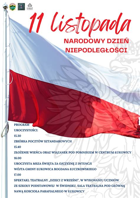 Zaproszenie na obchody Święta Niepodległości w Łukowicy tv28 pl