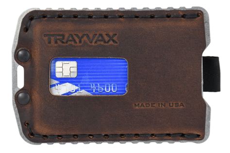 Ascent Wallet | Raw Tobacco Brown | High-Quality Metal and Leather