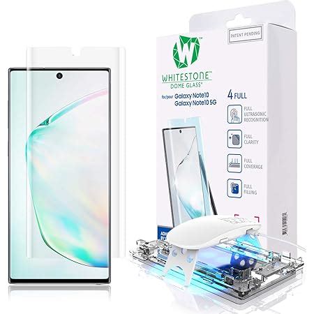 Galaxy Note 10 Screen Protector Dome Glass Full 3D Curved Edge