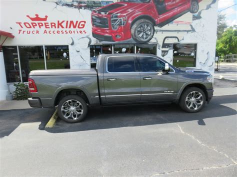 2019 Gray Ram 1500 With Leer 700 Tonneau Cover Topperking Topperking Providing All Of