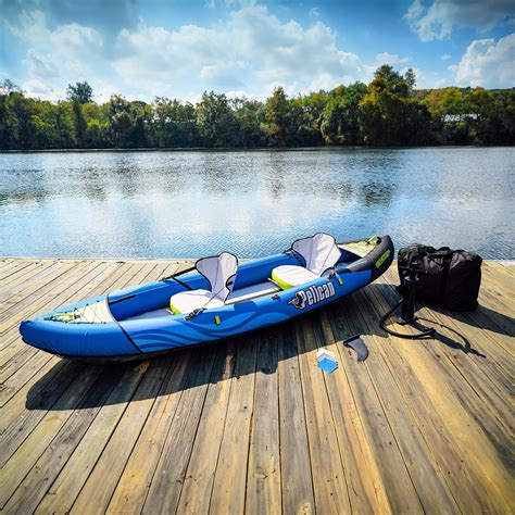 Pelican Convertible Inflatable Tandem Kayak Iescape 110 Mmg11p104