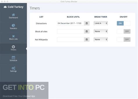 Cold Turkey Blocker Free Download