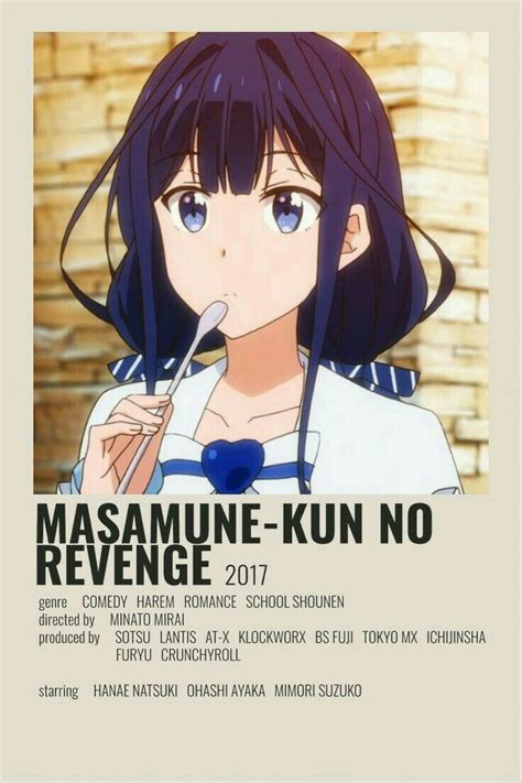 The Poster For Masamune Kun No Revenge Shows An Anime Girl With