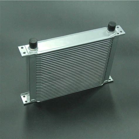 Row An An Universal Aluminum Engine Transmission Silver Oil Cooler