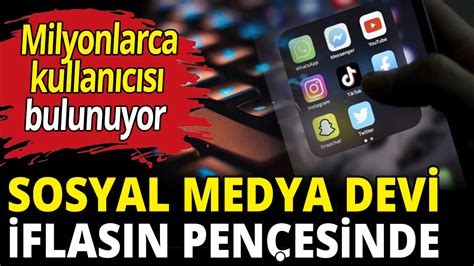 Sosyal medya devi iflasın pençesinde