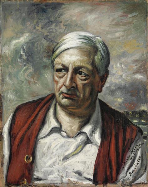 Giorgio De Chirico Autoritratto Con Panciotto Rosso