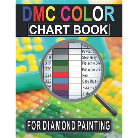 Dmc Color Chart Book For Diamond Painting The Complete Table Diamond