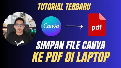 Cara Menyimpan File Canva Ke PDF Di Laptop YouTube