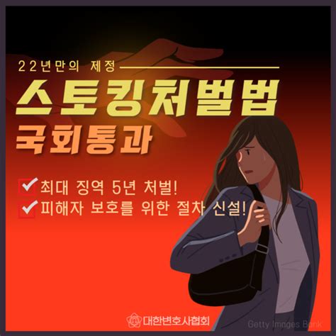 22년만의 제정 스토킹처벌법 국회 통과