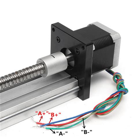 500mm Stroke Linear Actuator Cnc Linear Motion Lead Screw Slide Stage With Stepper Motor Dr