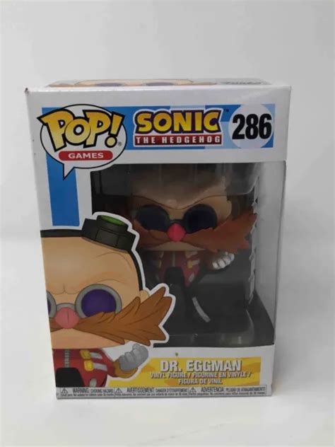 FUNKO POP GAMES Sonic The Hedgehog Dr Eggman 286 Vinyl Figure EUR 45