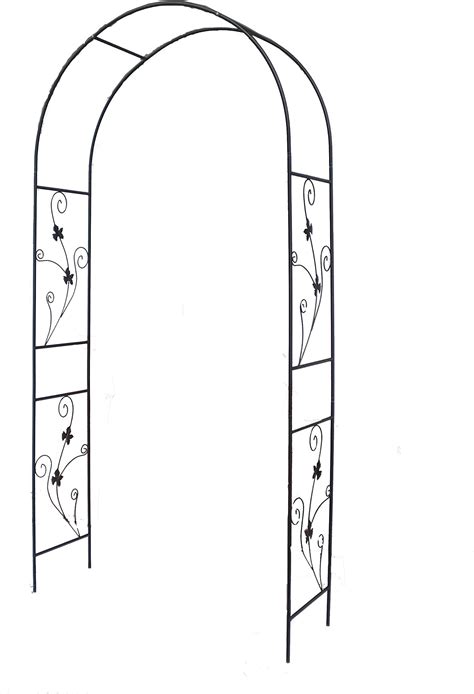 Arche de Jardin métallique pour Plantes grimpantes Arceau rosiers