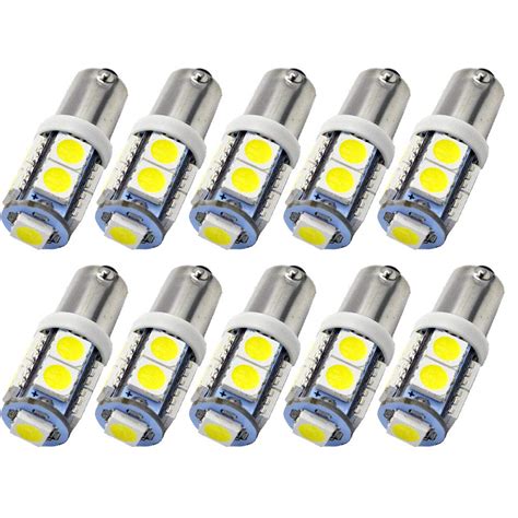 Amazon Ruiandsion 10pcs 6V BA9S LED Bulb BA9 BA9S 53 57 1895 64111