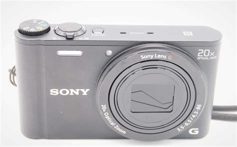 Sony Cyber Shot Dsc Wx350 182 Mp 3screen 20x Digital Camera Black