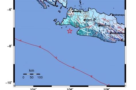 Gempa Terkini Wilayah Bayah Banten Diguncang Gempa 5 3 Magnitudo