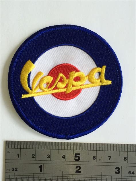 Vespa Target Patch Embroidered Iron Or Sew On Scooterproducts