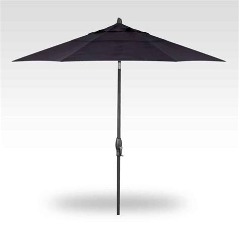 Treasure Garden 9 Auto Tilt Market Umbrella Pacific Blueblack