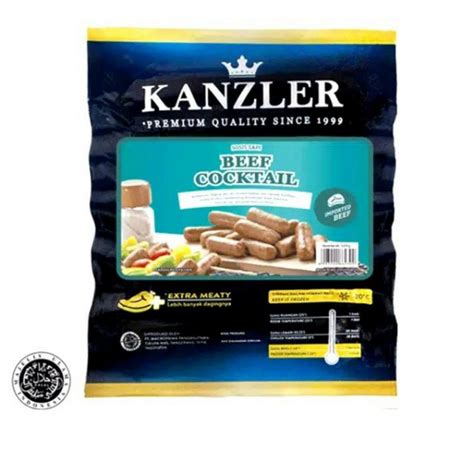 Jual Sosis Kanzler Beef Cocktail Sausage Sosis Mini Gr Shopee