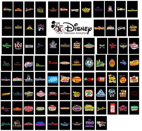 Every Disney Television Animation Show 1984- Present! : r/Zillennials