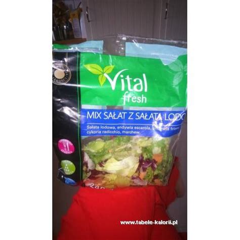 Ile Kcal Ma Mix Sa At Z Sa At Lodow Vital Fresh Tabele Kalorii