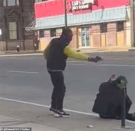 Horrific Moment Man Casually Loads His Gun And Executes Homeless Man On