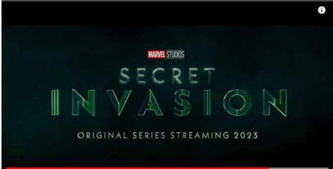 Trailer Marvel Studios Secret Invasion Geeky KOOL