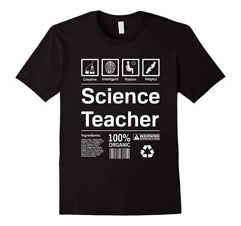 Science Teacher Contents T Shirt Gift For Science Teacher Men Cotton T Shirt