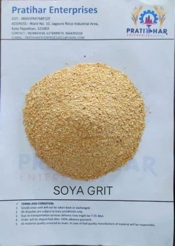 Soybean Grits Defatted Soya Grits Untoasted Manufacturer From Riico