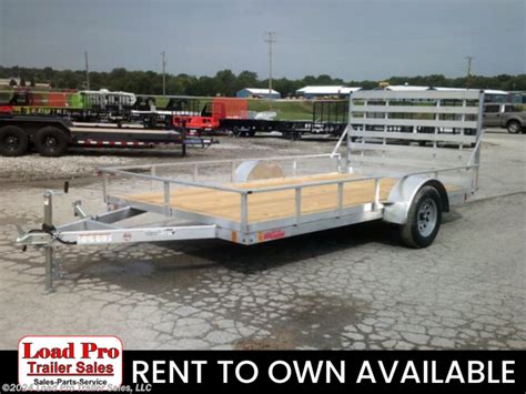 2023 High Country Trailers 80X14 Aluminum Utility Trailer